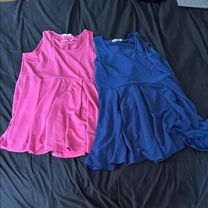 White Mark Successfully Comfortable 3xl dresses - blue and pink